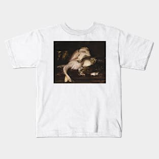 Still Life, Fish by William Merritt Chase Kids T-Shirt